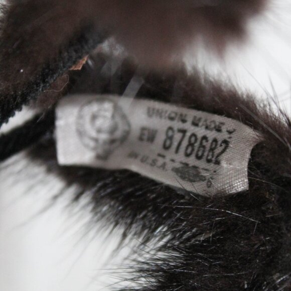 Vintage Avant Garde 1950s Wire & Fur Hat with Bow Union Made Spider Floral Style - Picture 15 of 16